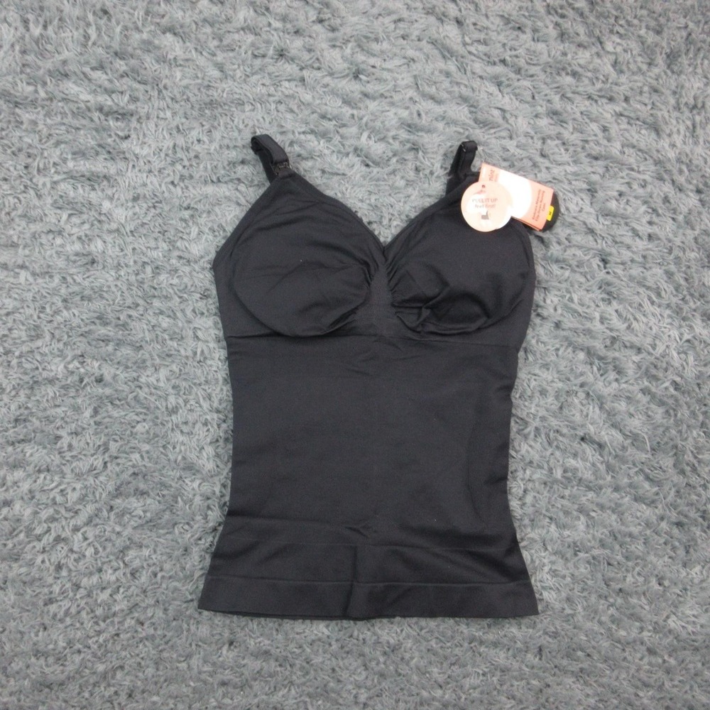 Shapermint Essentials Maternity Nursing Cami Womens M Black Shapewear NWT